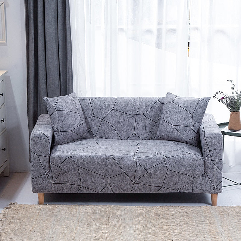 Elastic Sofa Covers All-inclusive Slip-resistant Couch Cover Strech L Shape Corner Sofa Towel Slipcover Elastic Furniture Couch Covers Settee Cover - Image 10