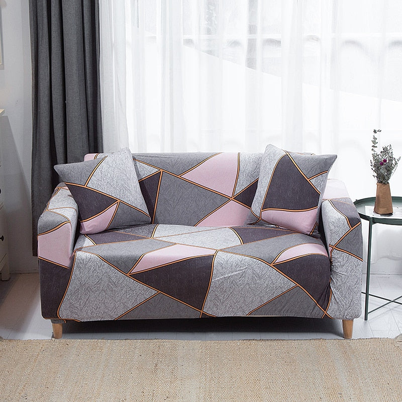 Elastic Sofa Covers All-inclusive Slip-resistant Couch Cover Strech L Shape Corner Sofa Towel Slipcover Elastic Furniture Couch Covers Settee Cover - Image 12