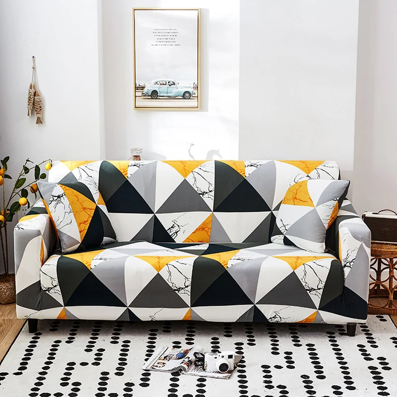 Elastic Sofa Covers All-inclusive Slip-resistant Couch Cover Strech L Shape Corner Sofa Towel Slipcover Elastic Furniture Couch Covers Settee Cover - Image 21