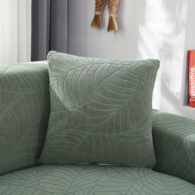 Elastic Sofa Covers For Living Room 1/2/3/4 Seater Thick Jacquard ArmChair Sofa Slipcover Protector L-shaped Corner Sofa Cover - Image 4