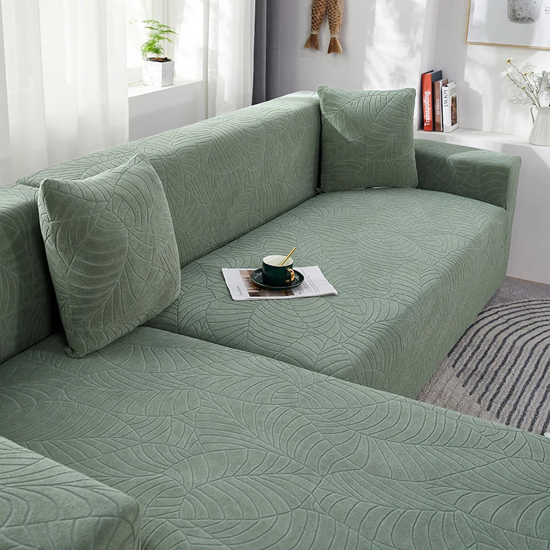 Elastic Sofa Covers For Living Room 1/2/3/4 Seater Thick Jacquard ArmChair Sofa Slipcover Protector L-shaped Corner Sofa Cover - Image 5