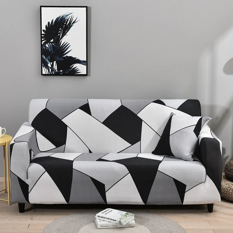 Elastic Sofa Covers Stretch Slipcover Sectional Couch Cover L-shape Armchair Cover 1/2/3/4-seater Sofa Covers Stretch Corner Sofa Cover - Image 5
