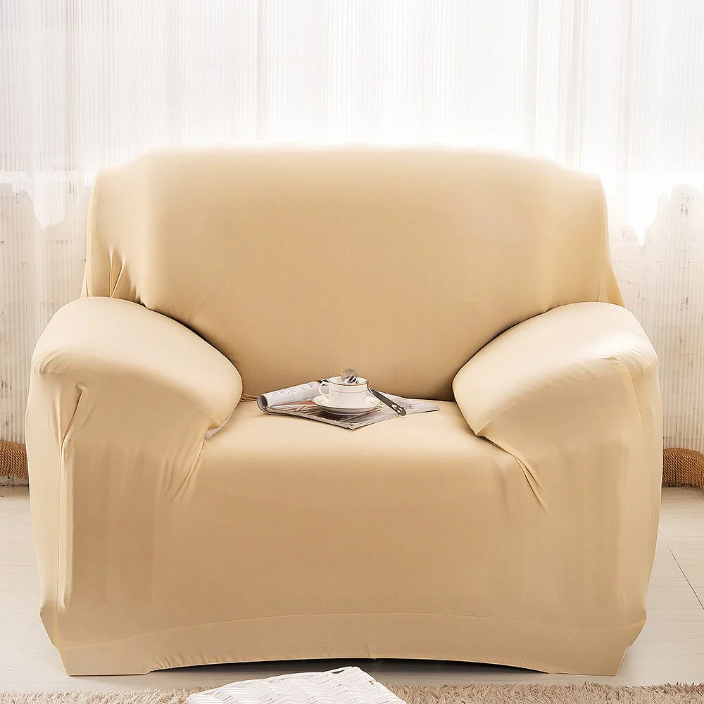 Elastic White Sofa Cover Stretch Tight Wrap All-inclusive Sofa Covers Couch Cover Chair Sofa Cover Couch Case 1/2/3/4 seater Slipcovers - Image 18