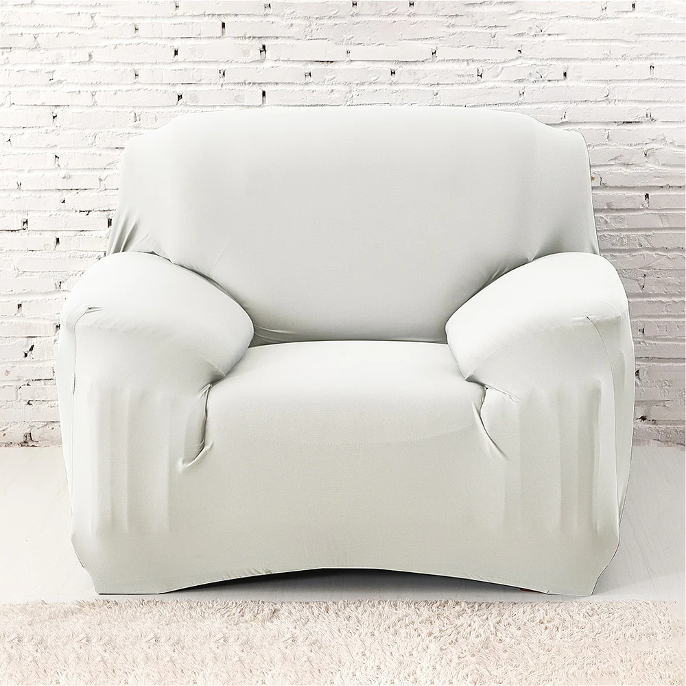 Elastic White Sofa Cover Stretch Tight Wrap All-inclusive Sofa Covers Couch Cover Chair Sofa Cover Couch Case 1/2/3/4 seater Slipcovers - Image 6