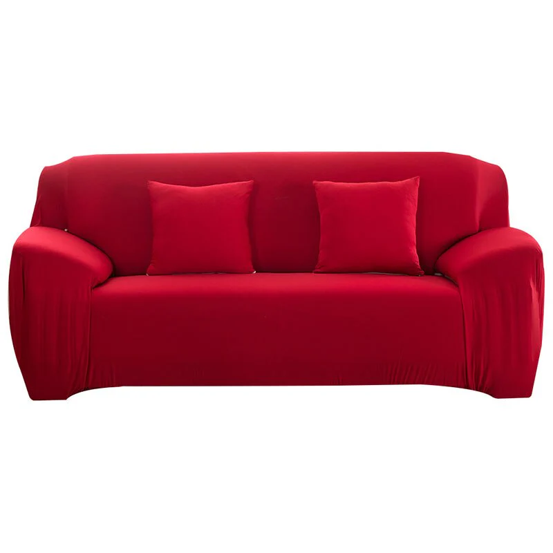 Elasticity Sofa Cover Extensible Couch Cover SofaCovers Sectional Solid Color Single/two/three/four Seats Corner Sofa Cover L Shape Need Buy 2pcs - Image 10