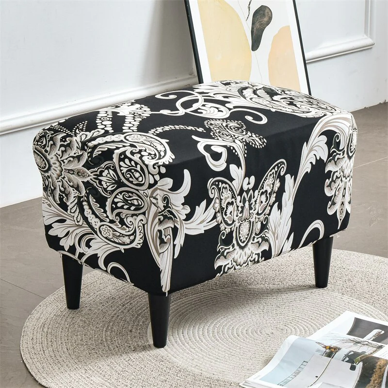 Floral Wing Chair Cover Sloping King Back Armchair Covers Elastic Armchair Slipcover Wingback Sofa Back Chair Cover Slipcovers - Image 31