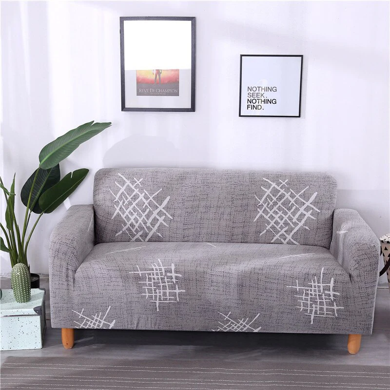 Geometric Elastic Sofa Cover Modern Sectional Corner Sofa Slipcover Corner Couch Cover Chair Protector Christmas Decor 1/2/3/4 Seats - Image 21