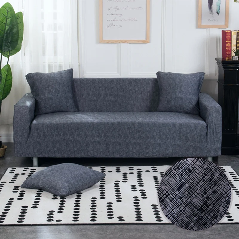 Geometric Elastic Sofa Cover Modern Sectional Corner Sofa Slipcover Corner Couch Cover Chair Protector Christmas Decor 1/2/3/4 Seats - Image 29