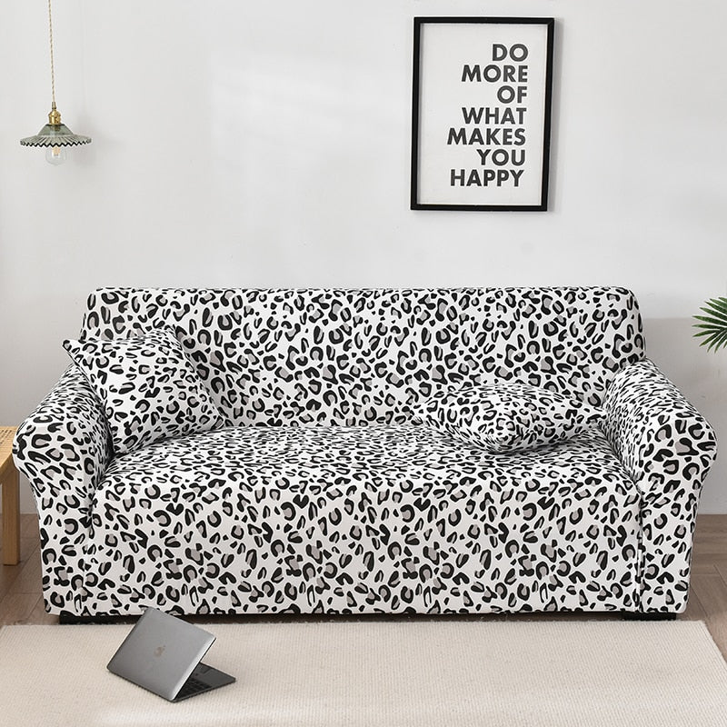 Geometry Plaid Sofa Cover Slipcovers Stretch Printed Flower Elastic Sofa Covers for Living Room Elastic Couch Chair Cover Sofa Towel 1/2/3/4-seater - Image 31