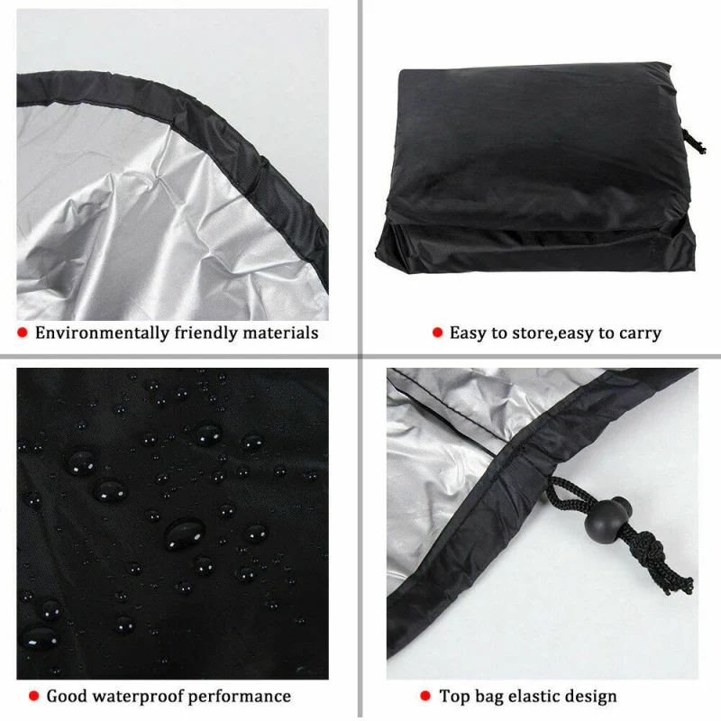 Hanging Egg Chair Cover with Zipper Anti UV Sun Protector Outdoor Garden Swing Egg Chair Waterproof Rattan Seat Furniture Cover - Image 5