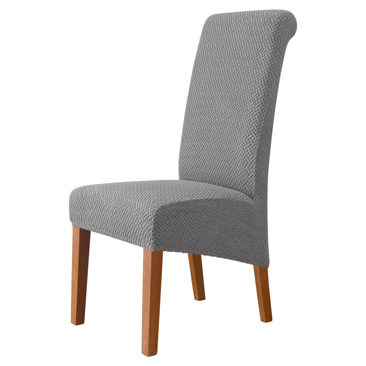 High Back Chair Covers Dining Room Adjustable Spandex Jacquard Chairs Slipcovers Covers Wedding Hotel Kitchen Seat Covers - Image 10