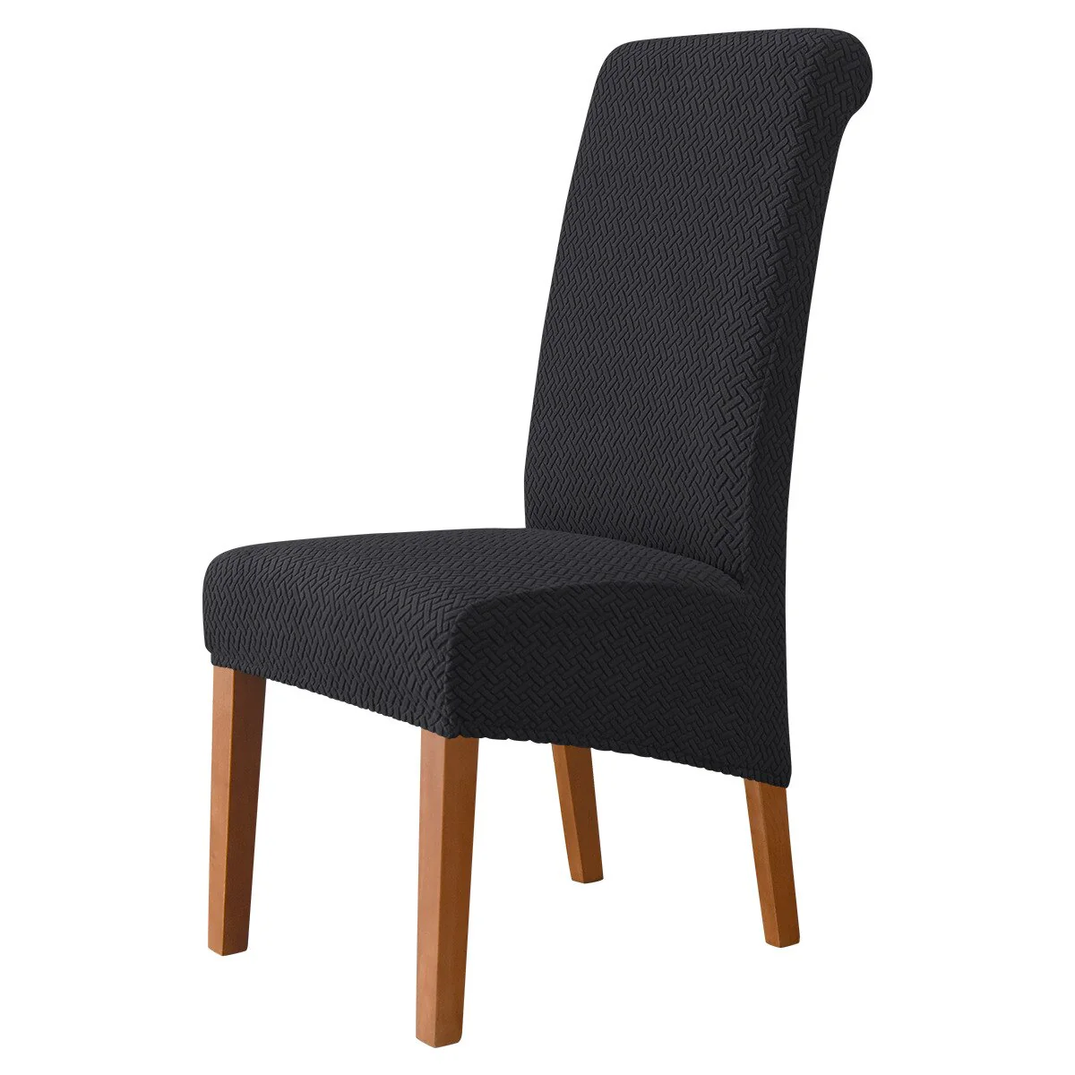 High Back Chair Covers Dining Room Adjustable Spandex Jacquard Chairs Slipcovers Covers Wedding Hotel Kitchen Seat Covers - Image 11