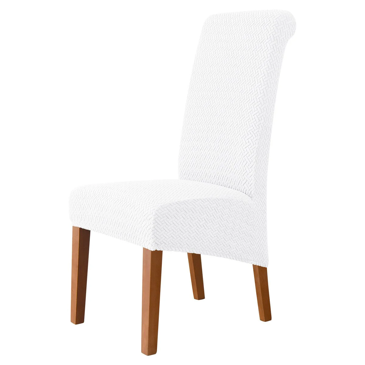 High Back Chair Covers Dining Room Adjustable Spandex Jacquard Chairs Slipcovers Covers Wedding Hotel Kitchen Seat Covers - Image 18