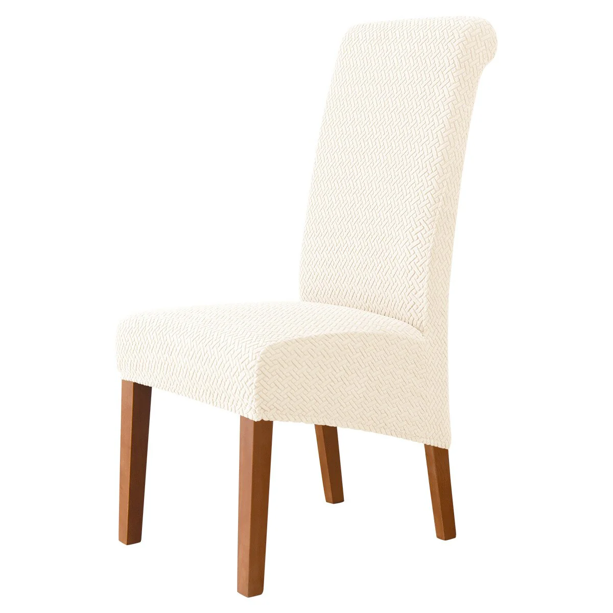 High Back Chair Covers Dining Room Adjustable Spandex Jacquard Chairs Slipcovers Covers Wedding Hotel Kitchen Seat Covers - Image 8