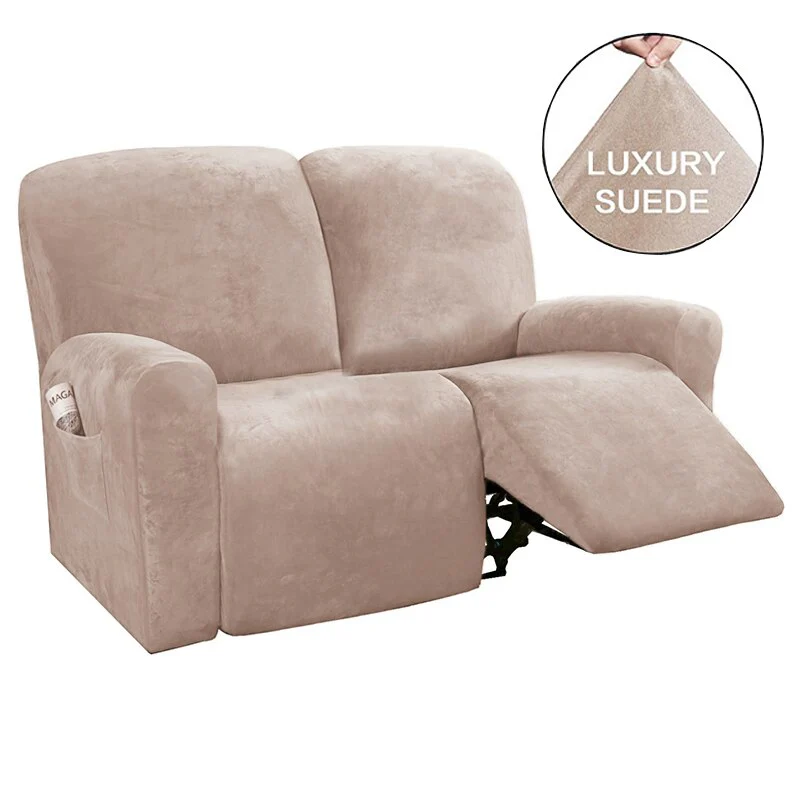 High Grade Recliner Sofa Chair Cover 2 Seat Sofa All-inclusive Non-slip Sofa Couch Cover Slipcover Elastic Recliner Double Seat Sofa Recliner Covers - Image 10