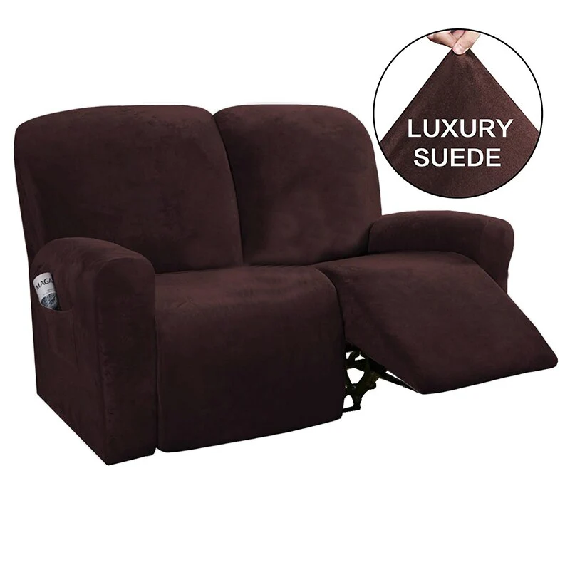 High Grade Recliner Sofa Chair Cover 2 Seat Sofa All-inclusive Non-slip Sofa Couch Cover Slipcover Elastic Recliner Double Seat Sofa Recliner Covers - Image 12