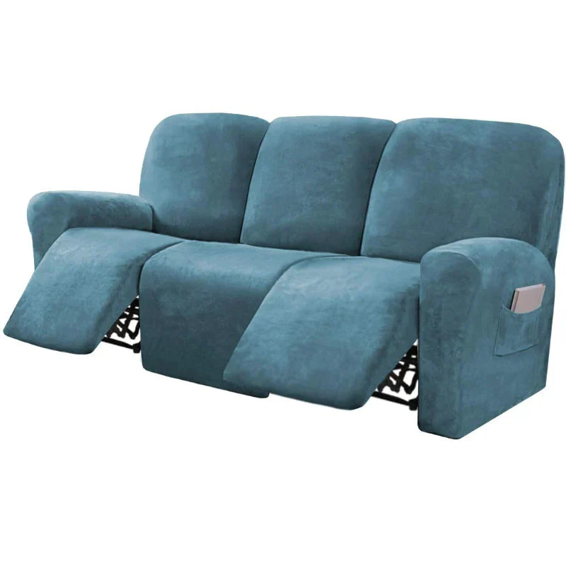 High Grade Recliner Sofa Chair Cover 2 Seat Sofa All-inclusive Non-slip Sofa Couch Cover Slipcover Elastic Recliner Double Seat Sofa Recliner Covers - Image 35