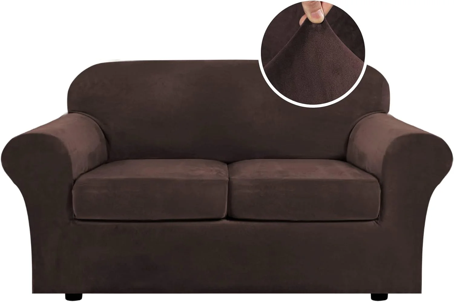 High Grade Thick Velvet Sofa Covers Couch Covers for Cushion Couch Sofa High Stretch Sofa Slipcovers Furniture Protector Fit Couch - Image 23