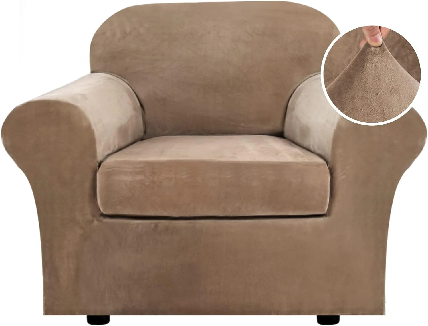 High Grade Thick Velvet Sofa Covers Couch Covers for Cushion Couch Sofa High Stretch Sofa Slipcovers Furniture Protector Fit Couch - Image 28