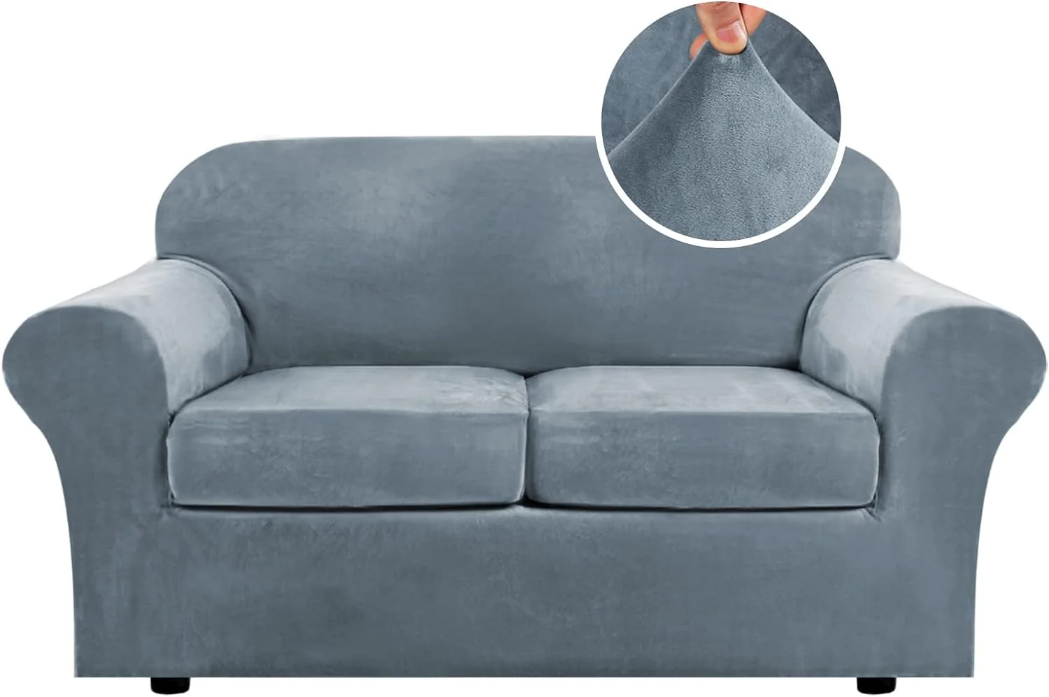 High Grade Thick Velvet Sofa Covers Couch Covers for Cushion Couch Sofa High Stretch Sofa Slipcovers Furniture Protector Fit Couch - Image 34