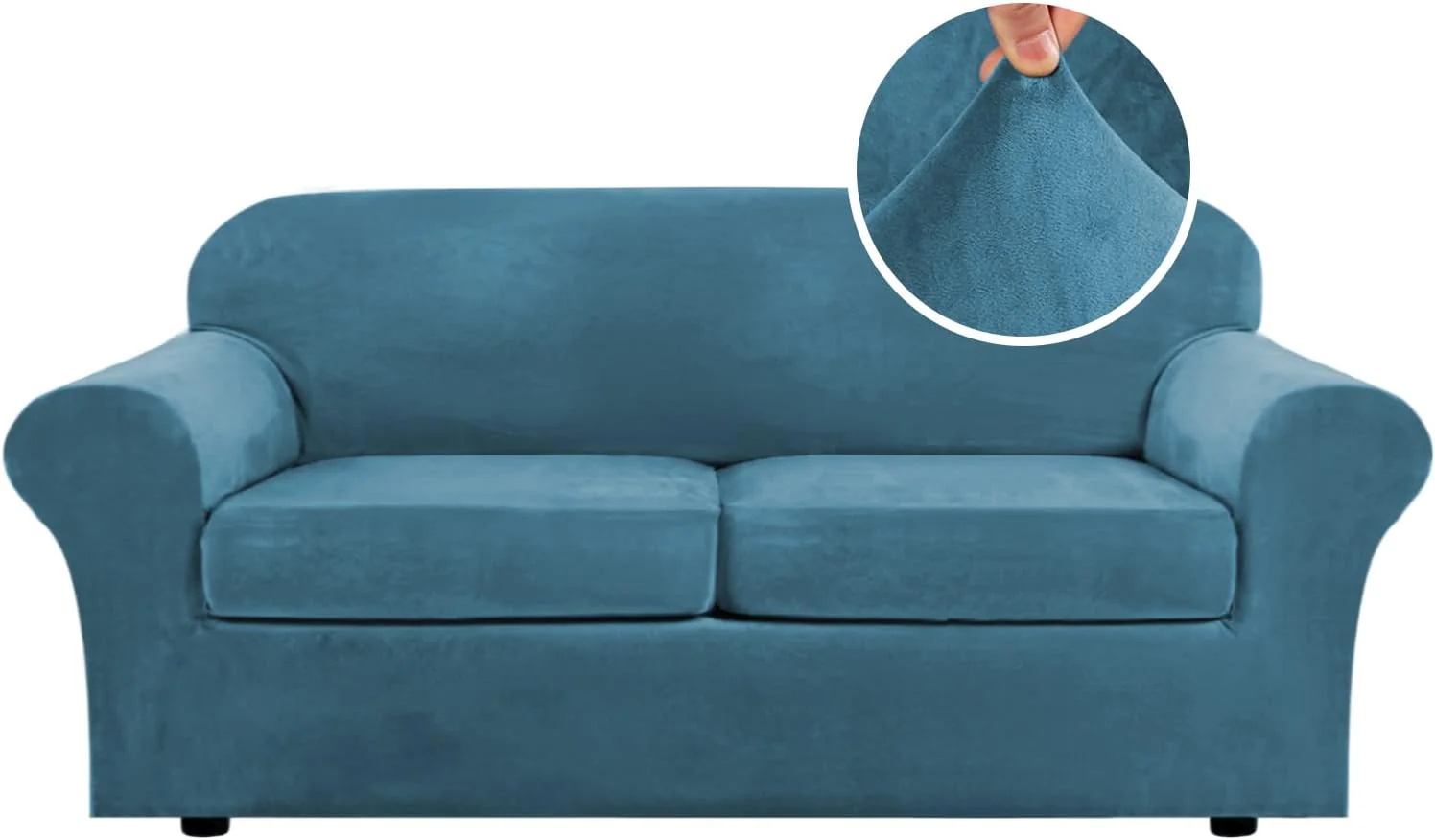 High Grade Thick Velvet Sofa Covers Couch Covers for Cushion Couch Sofa High Stretch Sofa Slipcovers Furniture Protector Fit Couch - Image 35