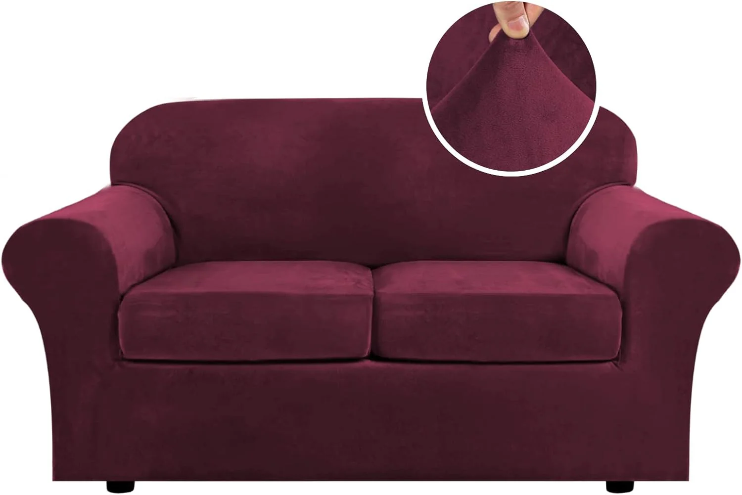 High Grade Thick Velvet Sofa Covers Couch Covers for Cushion Couch Sofa High Stretch Sofa Slipcovers Furniture Protector Fit Couch - Image 45