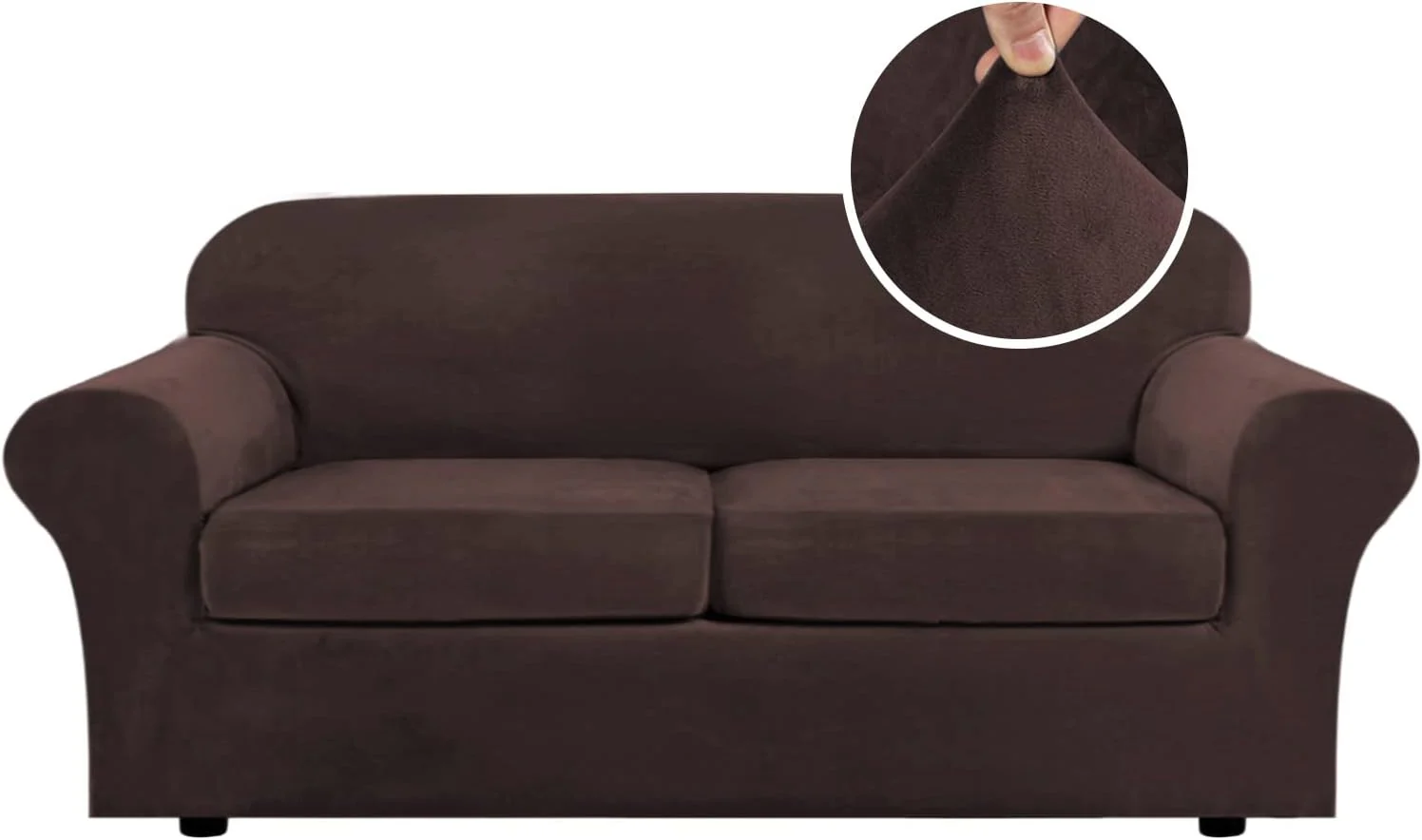 High Grade Thick Velvet Sofa Covers Couch Covers for Cushion Couch Sofa High Stretch Sofa Slipcovers Furniture Protector Fit Couch - Image 49