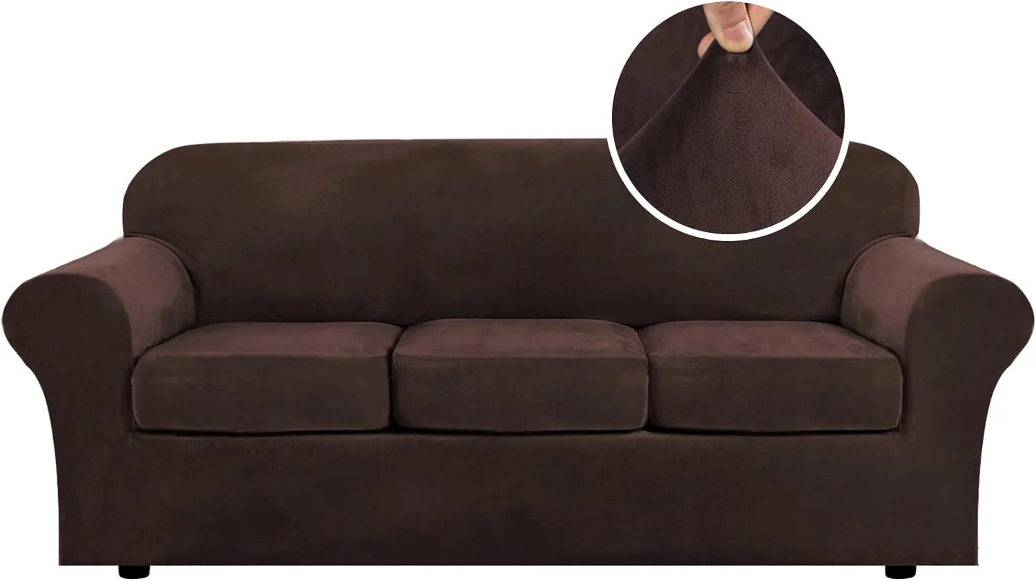 High Grade Thick Velvet Sofa Covers Couch Covers for Cushion Couch Sofa High Stretch Sofa Slipcovers Furniture Protector Fit Couch - Image 57