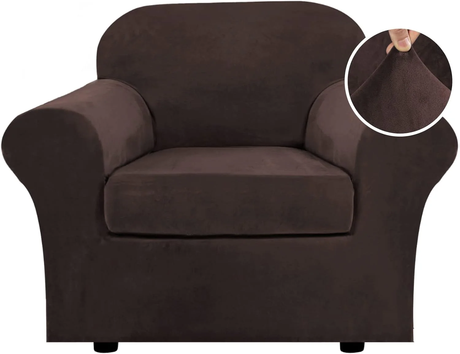 High Grade Thick Velvet Sofa Covers Couch Covers for Cushion Couch Sofa High Stretch Sofa Slipcovers Furniture Protector Fit Couch - Image 60