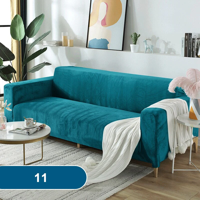 High Quality Velvet Sofa Covers Living Room Sofa Cover Home Furniture Protector Case Adjustable Sofa Slipcover For 1/2/3/4 Seat - Image 16