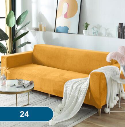 High Quality Velvet Sofa Covers Living Room Sofa Cover Home Furniture Protector Case Adjustable Sofa Slipcover For 1/2/3/4 Seat - Image 24
