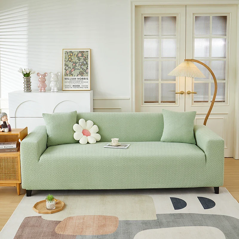 Jacquard Elastic Sofa Slipcover Adjustable Non-slip Stretch Sofa Cover Home Living Room Sofa Protector Cover Home Decor - Image 13