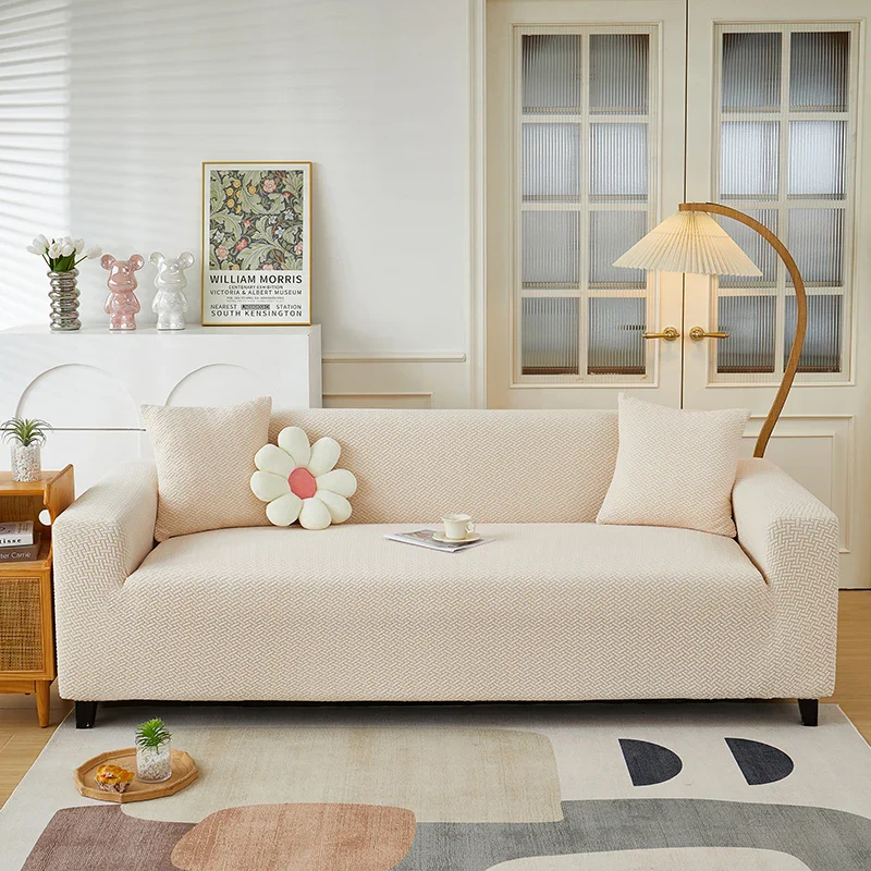 Jacquard Elastic Sofa Slipcover Adjustable Non-slip Stretch Sofa Cover Home Living Room Sofa Protector Cover Home Decor - Image 9