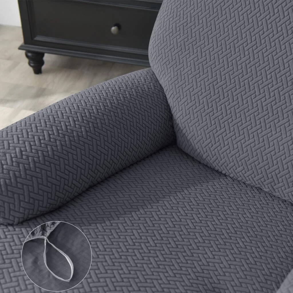 Knitted Recliner Sofa Cover Stretch Sofas Protector For Living Room Lazy Boy Relax Armchair Covers 1/2/3/4 Seater For Home Decor - Image 4