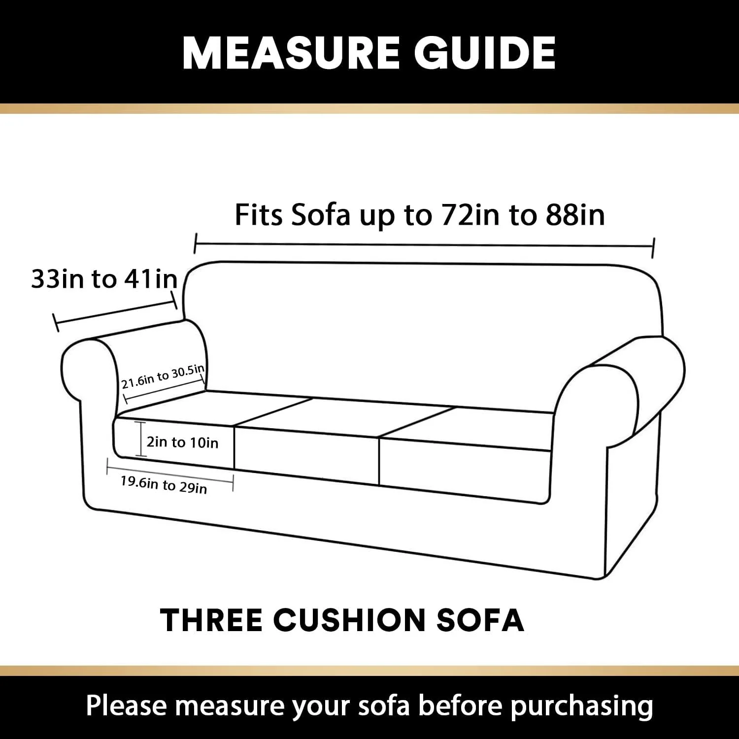 Luxury Real Velvet Stretch Sofa Covers Stretch Velvet Couch Covers for Cushion Sofa Slipcovers Soft Sofa Slip Covers Furniture Covers Cushion Covers Machine Washable - Image 3