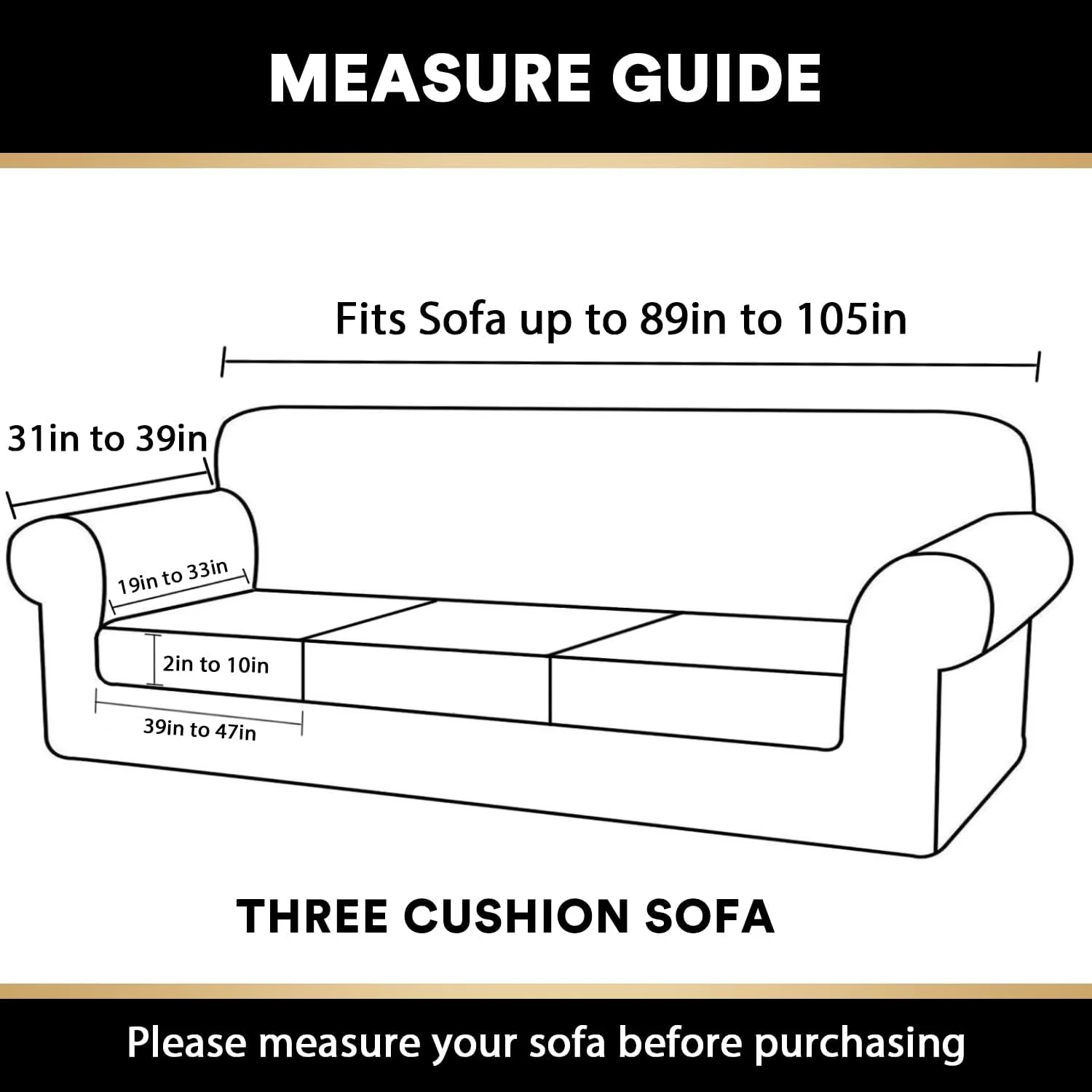 Luxury Real Velvet Stretch Sofa Covers Stretch Velvet Couch Covers for Cushion Sofa Slipcovers Soft Sofa Slip Covers Furniture Covers Cushion Covers Machine Washable - Image 6