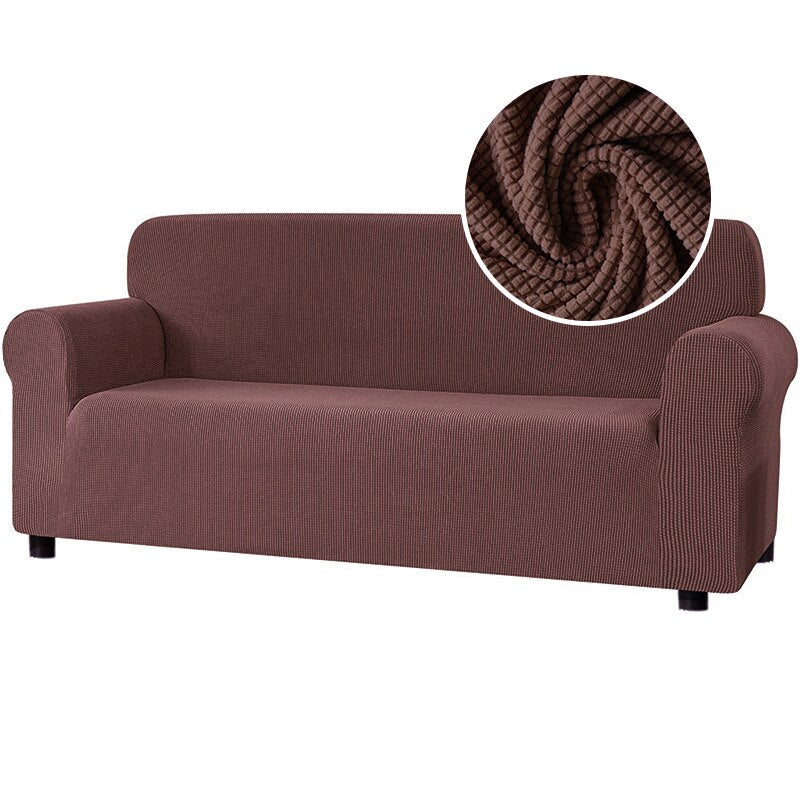New 2025 Sofa Cover Solid Color Jacquard Fabric Couch Cover Stretch Slipcovers Big Elastic Stretch 1/2/3/4 Sofa Protector Covers - Image 11
