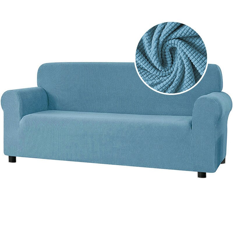New 2025 Sofa Cover Solid Color Jacquard Fabric Couch Cover Stretch Slipcovers Big Elastic Stretch 1/2/3/4 Sofa Protector Covers - Image 9