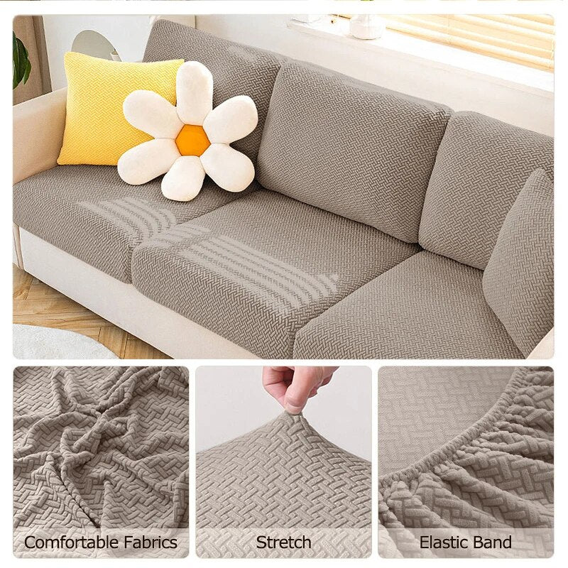New Jacquard Sofa Seat Covers Stretch Sofa Cover For Living Room Modern Sofa Cushion Covers Plaid Sofas Covers For Home Hotel - Image 5