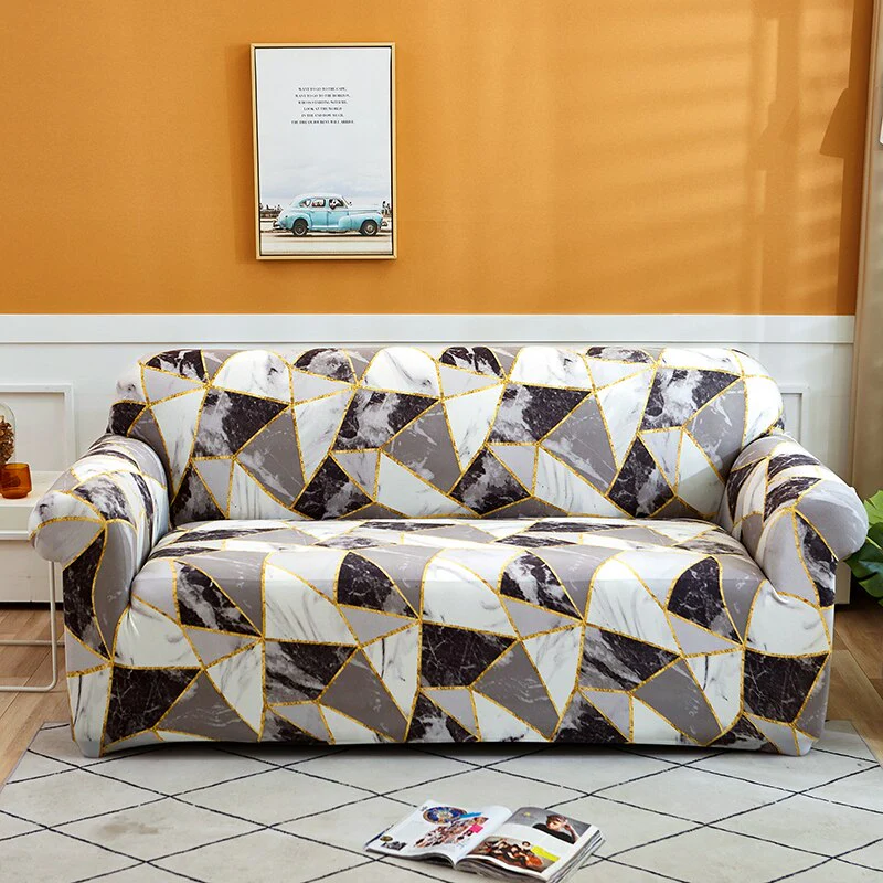 Fashion Printed Elastic Sofa Couch Cover Sofa Slipcover Flower Printed Sofa Fit for Most Sofa Elastic Sofa Cover - Image 14