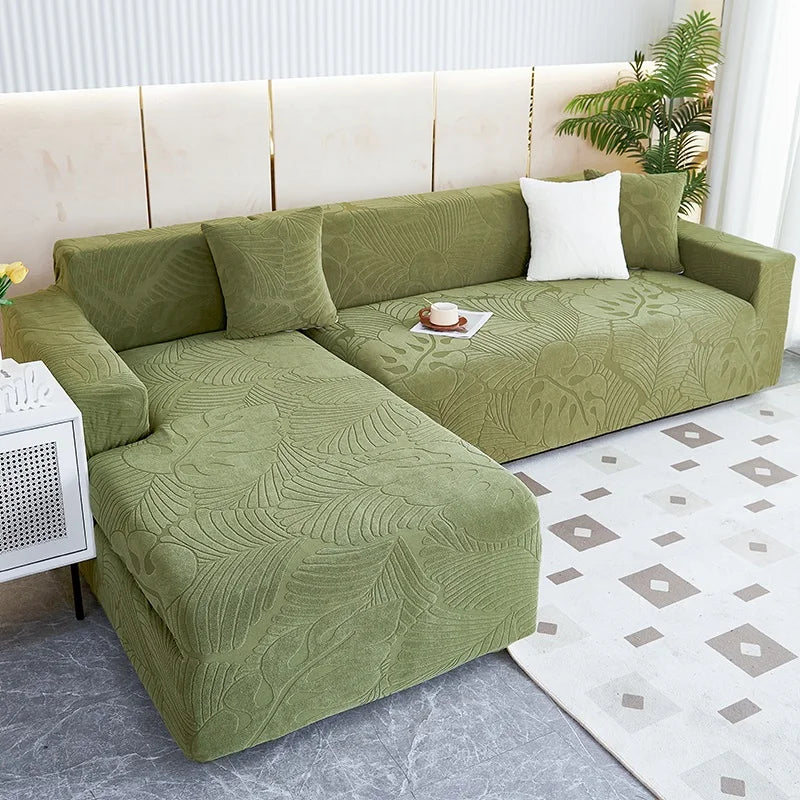 Newest 2025 In Uk Waterproof Sofa Cover 1/2/3/4 Seater Sofa Covers Elastic Solid L Shaped Corner Couch Slipcovers - Image 9