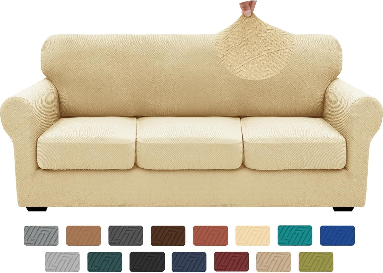 2025 Newest Sofa Couch Covers Super Stretch Thick Soft Sofa Cover Anti Slip Sofa Slipcover Dogs Cats Furniture Protector - Image 44