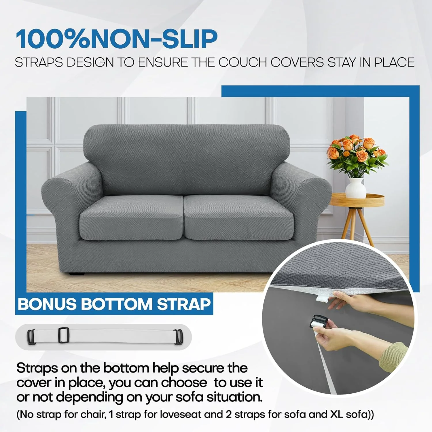 2025 Newest Sofa Couch Covers Super Stretch Thick Soft Sofa Cover Anti Slip Sofa Slipcover Dogs Cats Furniture Protector - Image 5