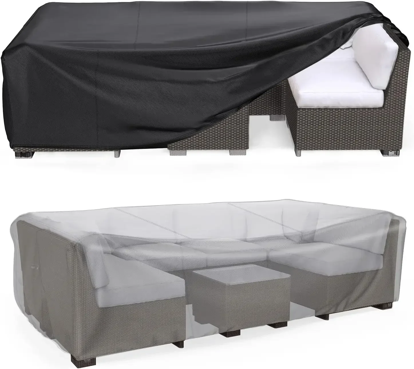 Outdoor Patio Furniture Set Cover Garden Furniture Waterproof Covers Rain Snow Chair Slipcovers for Sofa Table Chair Dust Covers - Image 5
