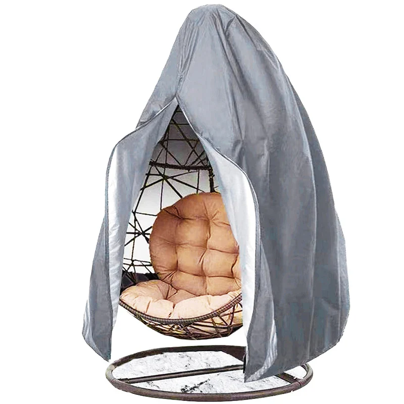 Patio Egg Chair Cover Waterproof Dustproof Swing Chair Covers Egg Shaped Hanging Chair Dust Cover Protector Outdoor - Image 4