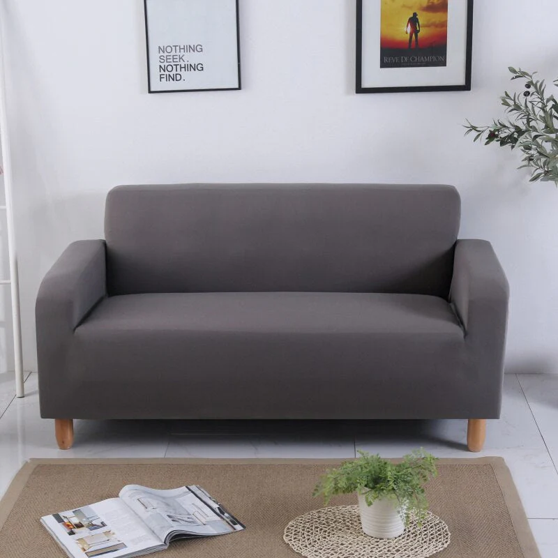 Pink Sofa Cover Spandex Elastic Sofa Covers Stretchy Dark Pink sofa covers for Corner Sofa 1/2/3/4 Sectional Magic Sofa Cover - Image 18