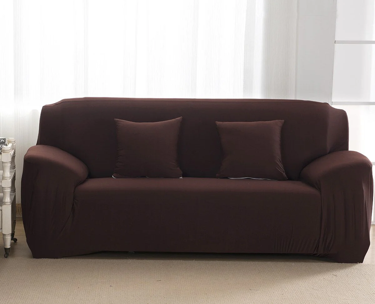 Pink Sofa Cover Spandex Elastic Sofa Covers Stretchy Dark Pink sofa covers for Corner Sofa 1/2/3/4 Sectional Magic Sofa Cover - Image 20