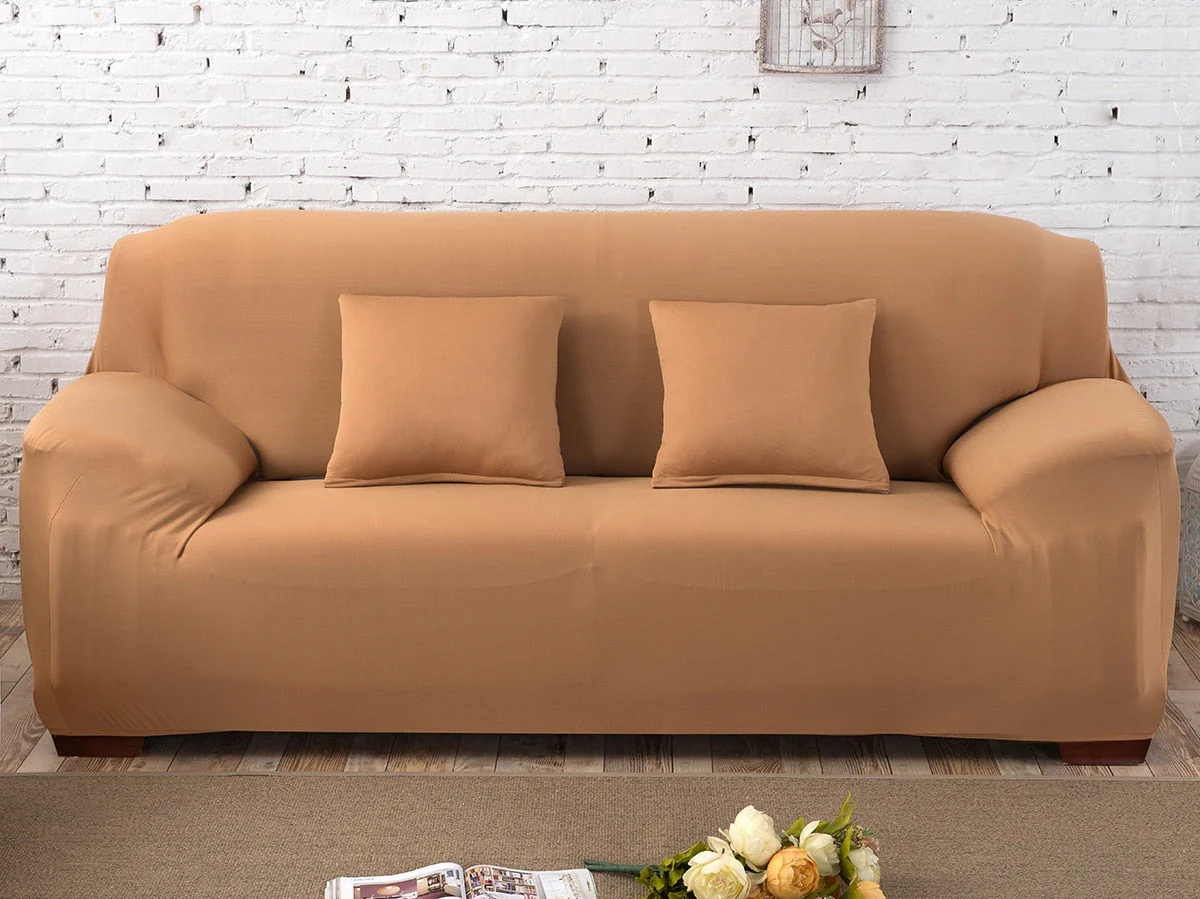 Pink Sofa Cover Spandex Elastic Sofa Covers Stretchy Dark Pink sofa covers for Corner Sofa 1/2/3/4 Sectional Magic Sofa Cover - Image 9