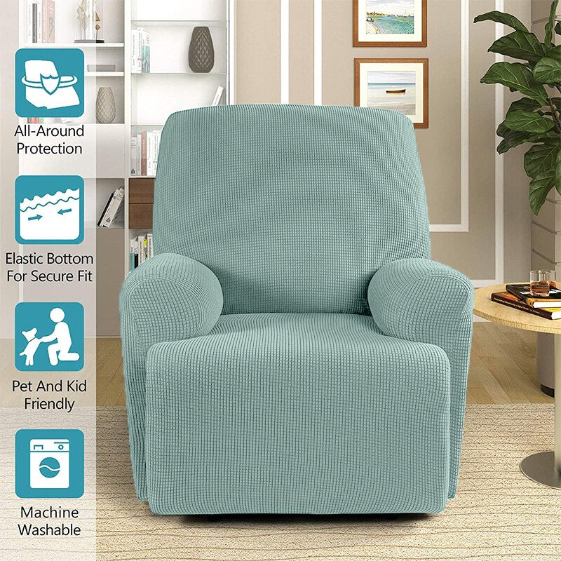 Polar Fleece Recliner Sofa Covers Elastic Relax Armchair Cover Sofa Covers for Living Room Lazy Boy Recliner Cover for Home Hotel - Image 4