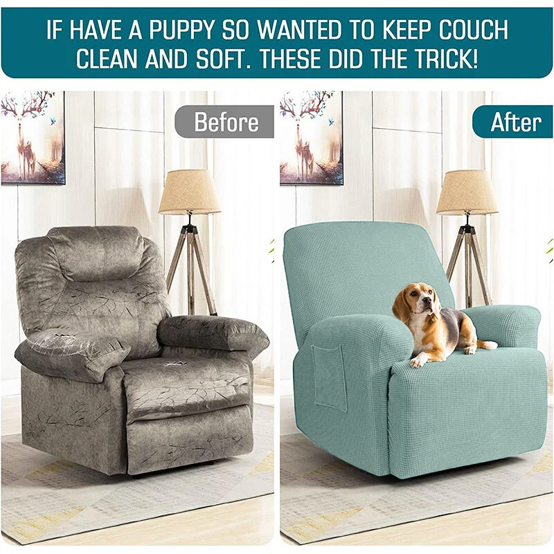 Polar Fleece Recliner Sofa Covers Elastic Relax Armchair Cover Sofa Covers for Living Room Lazy Boy Recliner Cover for Home Hotel - Image 5